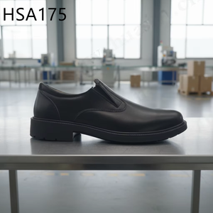 Chaussures de sécurité LXG, modèle Factory Tour, avec embout en acier, à enfiler, pour <span class=keywords><strong>patrouille</strong></span>, atelier, supervision, chef d'équipe, HSA175 - Product Image 1