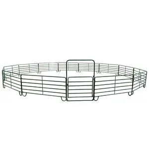 Hot Selling USA 12 ft Heavy Duty Livestock Cattle Corral Fence and Horse Round Pen Panels