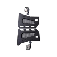 Portes d'été Portes tubulaires avec miroir latéral Protections en acier hors route pour Jeep pour Wrangler JK 2007-2017 2 portes J364 LantSun