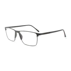 New High End Stainless Steel Men Male Optical Glasses Frames