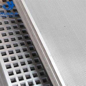 Panneaux de grille métallique décoratifs pour portes, panneaux de revêtement mural perforés en aluminium Alucobond - Product Image 3