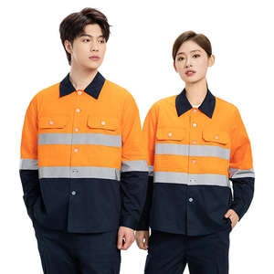 Ropa de Trabajo de Poliéster Reflectante para Tráfico Vial, Seguridad, Alta Visibilidad, Resistente al Agua, Transpirable, Industrial, Minería - Product Image 1