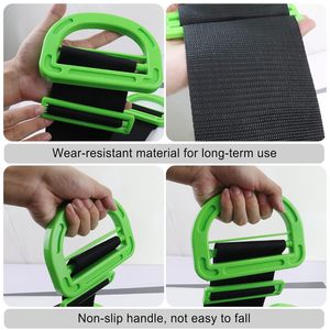 OdenPeak Two-Person Reusable Adjustable Retractable <strong>Moving</strong> Belt <strong>Straps</strong> Handles Durable Heavy Object Carrying - Product Image 2