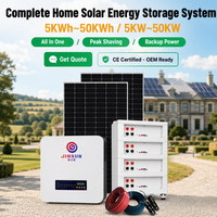 Système de stockage d'énergie solaire domestique 10kWh 15kWh 20kWh, pack LiFePO4 51.2V 200Ah 314Ah, système de stockage d'énergie domestique 6000 cycles