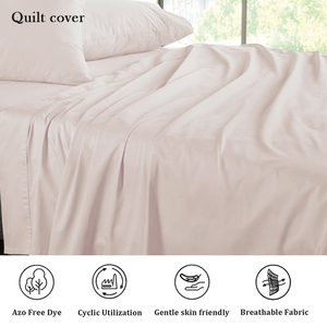 Juego de Sábanas de Algodón de Hotel de Calidad, 200TC 250TC 300TC 350TC 400TC, Funda de Edredón, Sábana Plana y Funda de Almohada - Product Image 4