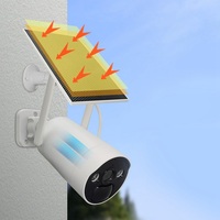 3MP CCTV Security HD Kit de cámara para exteriores Detección de movimiento a prueba de agua Sistema de cámara de 4 canales/