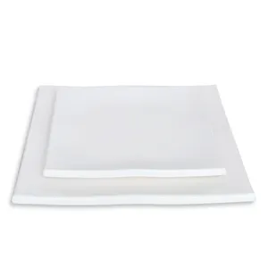 Eco-Friendly square shape plastic melamine rice flat plate for restaurant