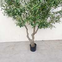 Prix d'usine, taille personnalisée, 2,3 mètres, olivier artificiel en plastique pour intérieur, bonsaï, plante artificielle de haute qualité, anniversaire, maison