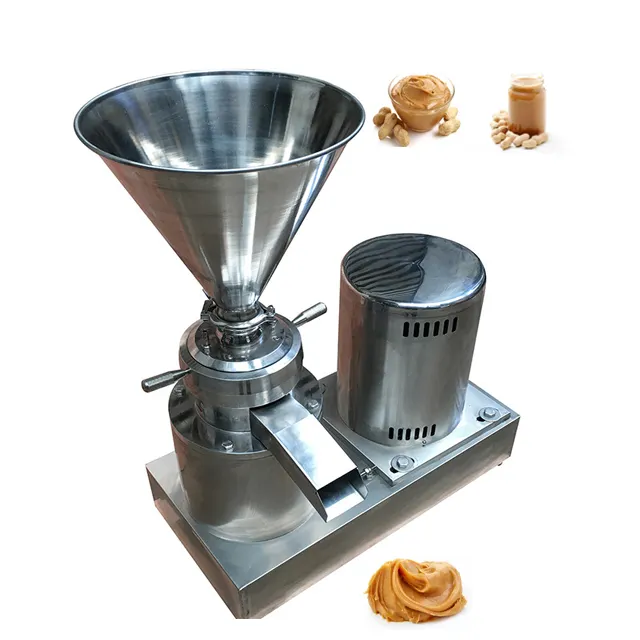 High Quality Capacity Peanut Sesame Cashew Nuts Paste Grinder/grain Nuts Butter Making Machine Colloid Mill