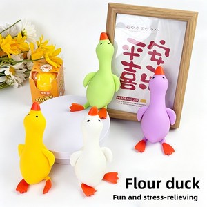 ของเล่นบีบเป็ดน่ารัก บรรจุแป้ง ชาร์จไฟได้ นุ่มมาก บีบได้ แก้เครียด ของเล่นเสริมพัฒนาการ ระบายอารมณ์ - Product Image 2
