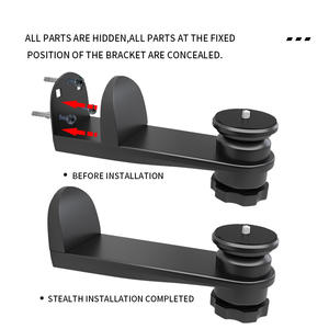 ขาตั้งโปรเจคเตอร์ติดผนัง Siying PB18 สีดำ ปรับมุมได้ รับน้ำหนัก 20.5 กก. สำหรับโปรเจคเตอร์ XGIMI Nut Dangbei - Product Image 4