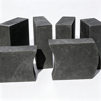 Brique réfractaire en magnésie-chrome haute résistance 1770-2000°C pour la coupe de revêtements de fours rotatifs à ciment et de fours à métaux non ferreux