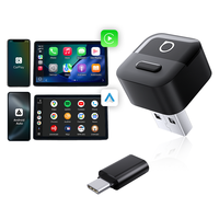 Adaptateur sans fil portable CarPlay Ottocast Bluetooth 5.4 USB Type-A Wi-Fi double bande Compatibilité universelle pour CarPlay Android