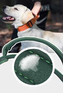 Premium Nylon Dog Leash Collar Set Adjustable Heavy Duty Metal Buckle Padded Tactical Dog Training Collar with Control Handle - Product Image 6