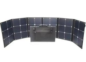Panneaux solaires pliables portables 120W 19.8V cellules SunPower 1*6 fois Camping voyage chargeur solaire couverture solaire pliable extérieure - Product Image 3
