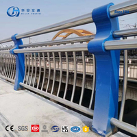 Barandilla de Seguridad para Puentes y Carreteras, Resistente a Impactos, Personalizable, Galvanizada, Tipo Tubo, Q235/Q34