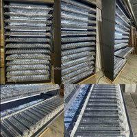 Maßgefertigter Amerikanischer Rauchershop-Vitrine Zigaretten-Schrank Metall-Zigaretten-Präsentationsregal Mit LED-Beleuchtung