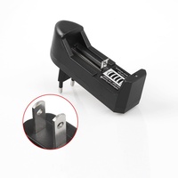 Chargeur enfichable HWD HD-8804 à broche fixe standard européenne pour piles 18650, protection contre les courts-circuits, pour caméra/microphone 4.2V 500mA
