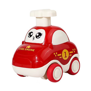 Voiture jouet à friction pour tout-petits, modèle Cartoon Press and Go, avec visage mignon - Product Image 5