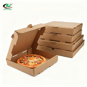 Caixas de Embalagem para <span class=keywords><strong>Pizza</strong></span> Personalizadas em Papel Kraft Branco de 12, 16 e 18 Polegadas, Baratas e Personalizadas em Papelão Corrugado - Product Image 1