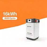 Large compatibilité, alimentation de secours en cas de panne de courant, 16 kWh, écran LCD intégré, contrôleur solaire MPPT, batterie lithium assortie, tout-en-un