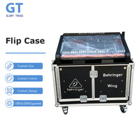 Boîtier de transport professionnel noir sur mesure pour console de mixage numérique Behringer Wing