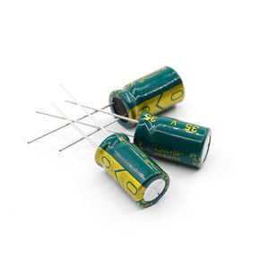 Custom Aluminum Electrolytic <b>Capacitors</b> 35V 470UF 10x16 High Frequency Low Impedance Through Hole PVC Package - Product Image 2