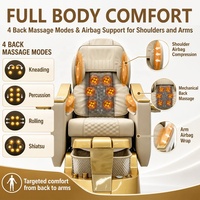 Fauteuil de pédicure professionnel noir, fauteuil de spa pour les pieds, station de salon de beauté, fauteuil de pédicure spa électrique avec massage réglable