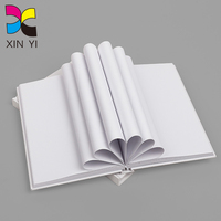 Fabricante de libros decorativos, libro de tapa dura Blanco en blanco