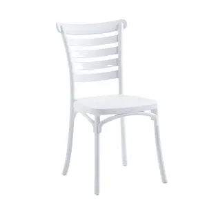 批发免费样品现代简约设计堆叠室内塑料餐椅户外椅子塑料
