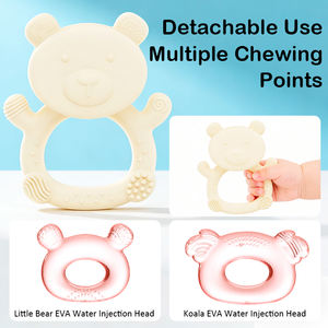 Mordedores de Silicona para Bebés, Anillo de Dentición para Bebés, Rellenos de Agua, Refrescantes, Ecológicos, Libres de BPA, Personalizados al por Mayor, con Certificación LFGB - Product Image 4