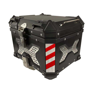 Aluminum Motorcycle Box Wholesale High Quality Storage Luggage Aluminum Alloy Food Delivery Waterproof Motorcycle Metal Tail Box