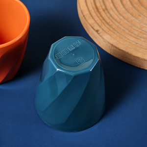 Vaso Reutilizable de Plástico Apilable con Diseño Trenzado, Taza de Agua de PP Engrosado para Hogar, Restaurante, Hotel, Baño, Zumo, Fiesta - Product Image 4