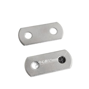 Connecteur d'angle en acier au carbone à deux trous pour cadre photo, fixation de meubles, support métallique plaqué durable - Product Image 3