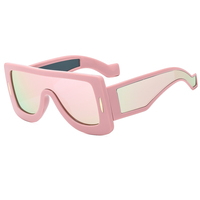 Lunettes de soleil connectées miroir futuristes cyberpunk transfrontalières pour hommes et femmes en Europe et en Amérique
