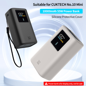 Funda Protectora Delgada de Silicona de Alta Calidad para Banco de Energía Cooltech CUKTECH Modelo 10 Mini con una Capacidad de 10000 mAh y una Potencia de 55 W - Product Image 3