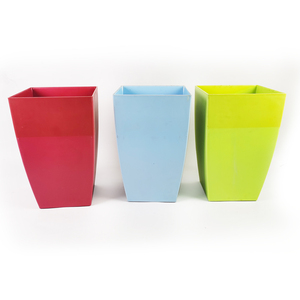 Vertak Pot de fleur et jardinières en plastique coloré 45cm de haut Grands pots de plantes d'intérieur - Product Image 2