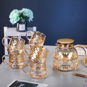 Il bollitore fresco di grande capacità di vetro borosilicato di alta vendita caldo può essere riscaldato dal bollitore freddo del forno <span class=keywords><strong>elettrico</strong></span> dell'argilla - Product Image 3