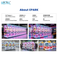 Machine à griffes commerciale à monnayeur pour attraper les peluches, équipement de jeu d'arcade pour centres de divertissement intérieurs et parcs d'attractions familiaux