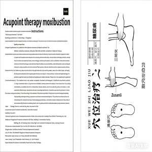 Patch Moxibustion Titik Akupuntur Medis untuk Pengurangan Gula Darah Perawatan Pendukung Bersertifikat CE Kelas II - Product Image 3