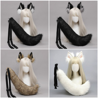 Bandeau en peluche de simulation de cheveux accessoires de mode mignons 20cm