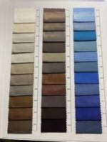 Tissu de doublure en sergé de viscose de polyester avancé 50% tissu d'entoilage de viscose 50% polyester pour sacs en cuir et costumes pour hommes