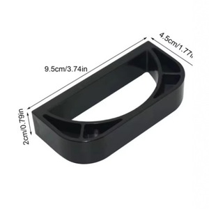 Magnetic Spoon Holder 9.5cm X 4.5cm X 2cm Plastic Kitchen <b>Storage</b> <b>Rack</b> <b>For</b> Chopsticks Spoon Single Tier Rectangular Design - Product Image 1