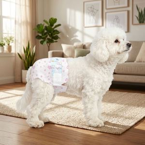 Couches jetables pour chiennes, super absorbantes, pour petits chiens (10 pièces) - Product Image 1