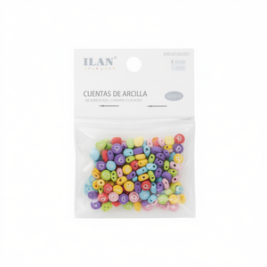 Perline in Argilla Polimerica Ilan 6x1mm Multicolore 17g - Product Image 1