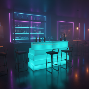 <span class=keywords><strong>Bar</strong></span> de discothèque / <span class=keywords><strong>Bar</strong></span> Tetris droit éclairé par LED pour mobilier de boîte de nuit (Bc190) - Product Image 5