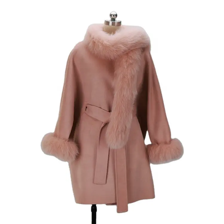 New Products Idea 2024 Wholesale Customized Good Quality Women Trench Wool Winter Wool Coat Women