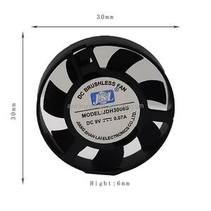 30*30*6mm ventilador de refrigeración portátil de acero inoxidable succión de escape de vacío máscara hidráulica difusor fragancia burbuja cuerpo Clip - Product Image 2