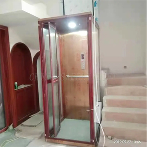 Elevador de casa de diseño moderno 3M personalizado de 2-3 pisos elevador residencial hidráulico sin engranajes AC Drive para casa pequeña Villa <span class=keywords><strong>precio</strong></span> de fábrica - Product Image 2