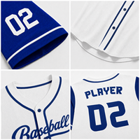 Camiseta de Béisbol OEM Personalizada para Hombre, Uniforme de Equipo de Manga Corta con Botones, Venta al Por Mayor con Logotipo, Nombre, Número y Diseño Personalizados